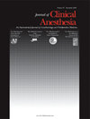 Journal Of Clinical Anesthesia期刊封面
